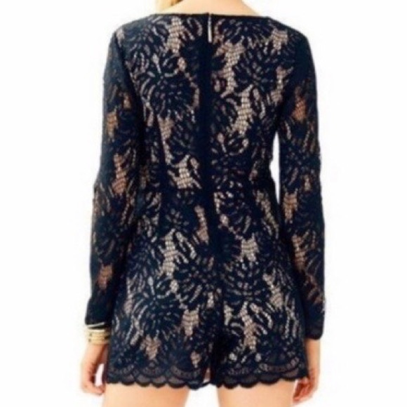 Lilly Pulitzer NWT | Lace Tiki Wrap Romper Dress - Picture 8 of 15